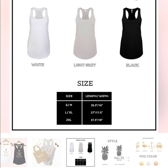 🌴🌴Ahola Bride tank top.🌴🌴 - Picture 3 of 3